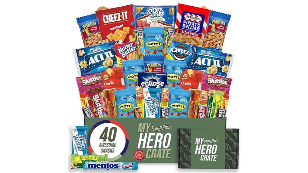 40 piece military snack assortment