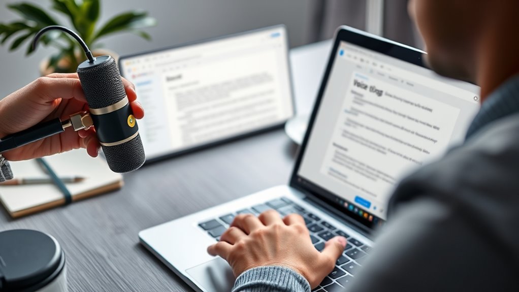 accelerate writing with voice