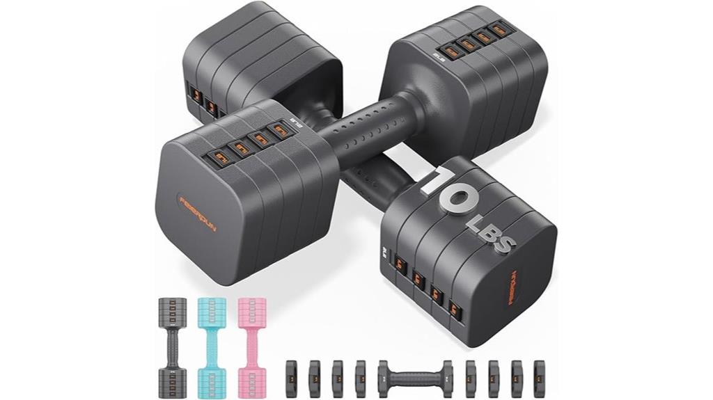 adjustable 5 in 1 dumbbell