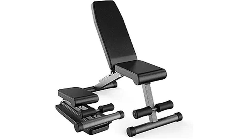 adjustable foldable weight bench