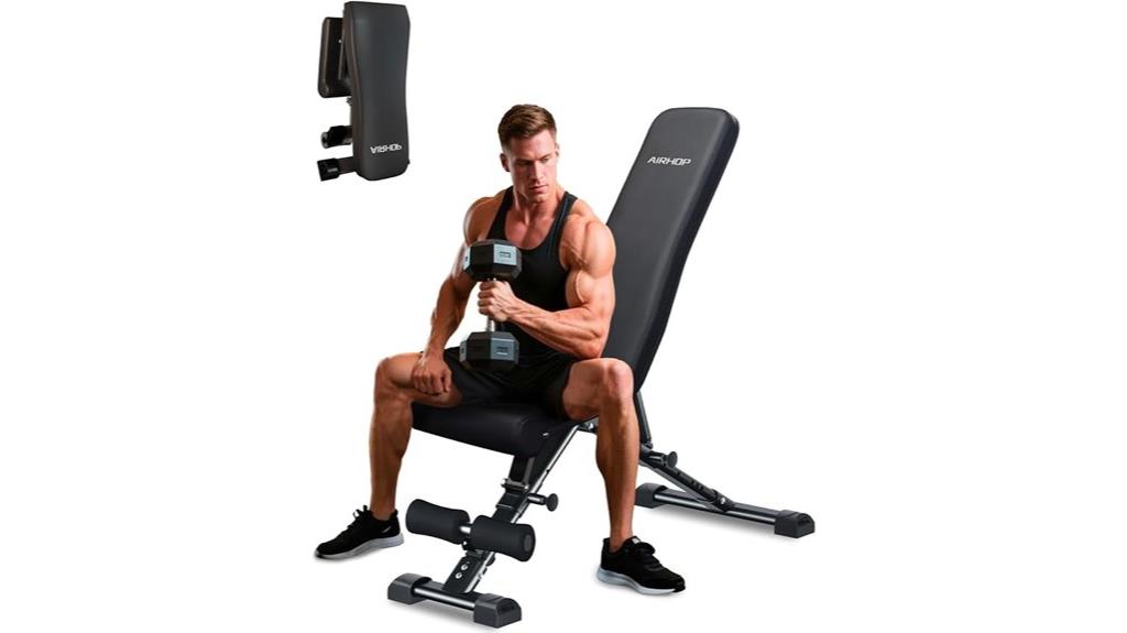 adjustable folding workout bench