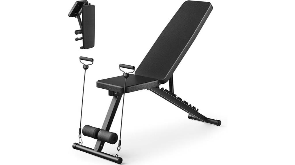 adjustable home gym bench