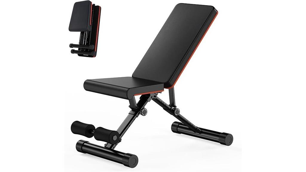 adjustable home gym bench