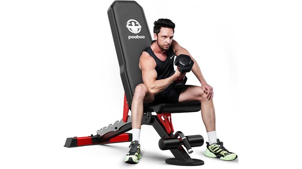 adjustable home workout bench