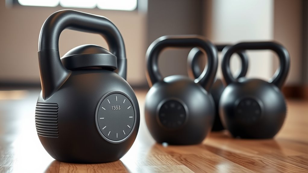 adjustable kettlebell features