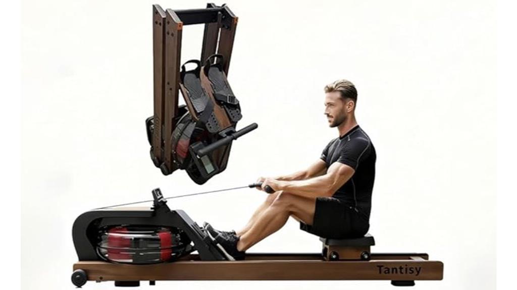 adjustable water rowing machine