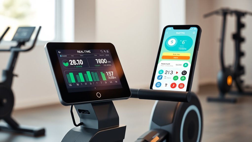 app connected workout tracking