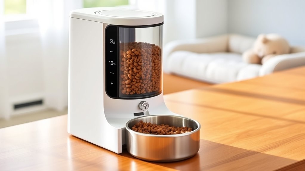 automated pet feeding convenience