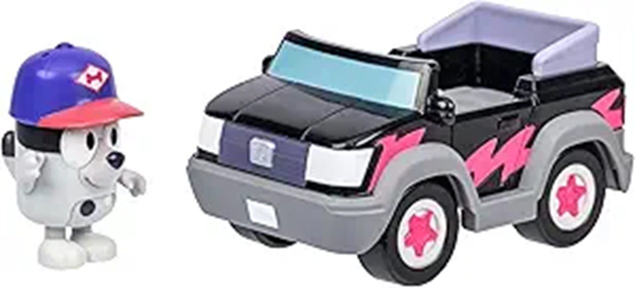 bluey themed pizza truck