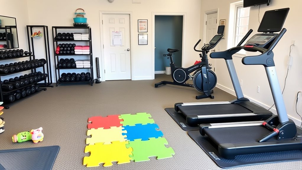 childproof home gym equipment