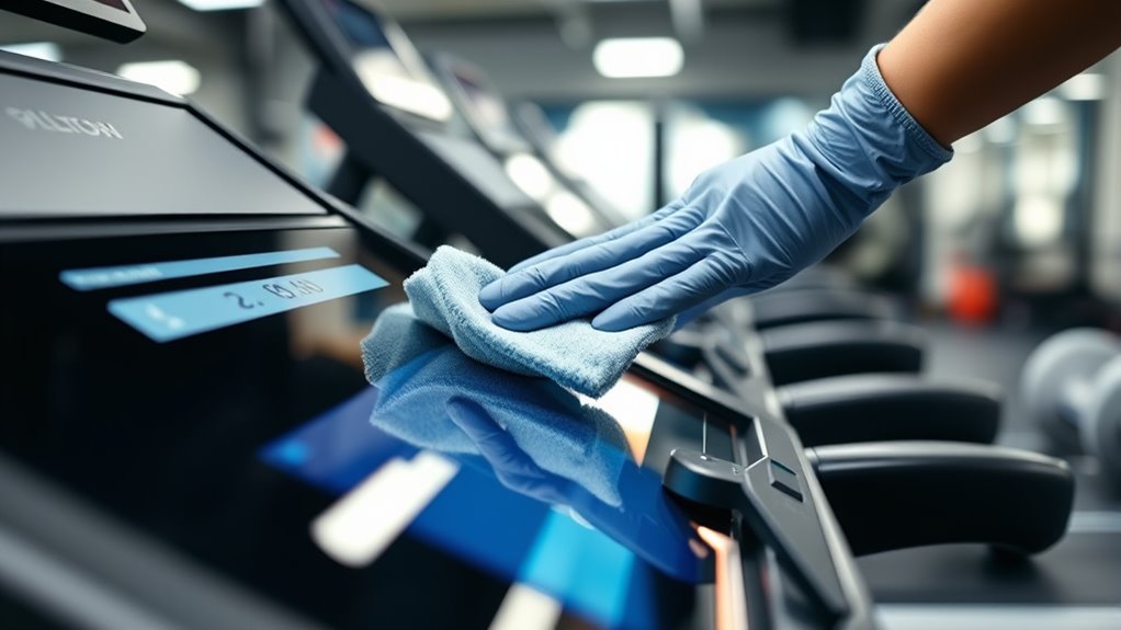 clean wipe maintain equipment