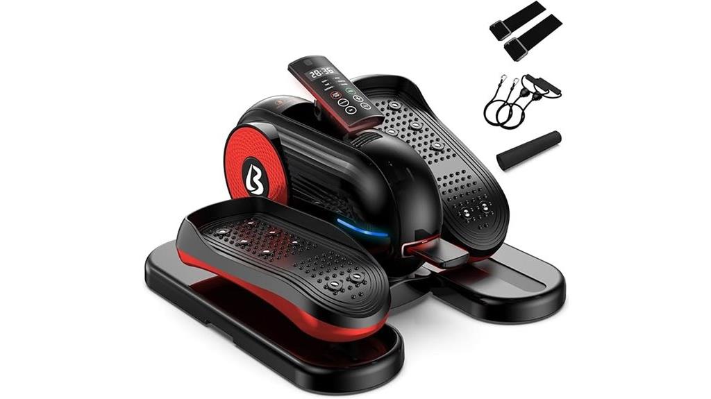 compact under desk pedal exerciser