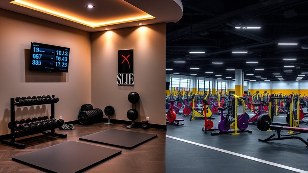 cost comparison of gyms