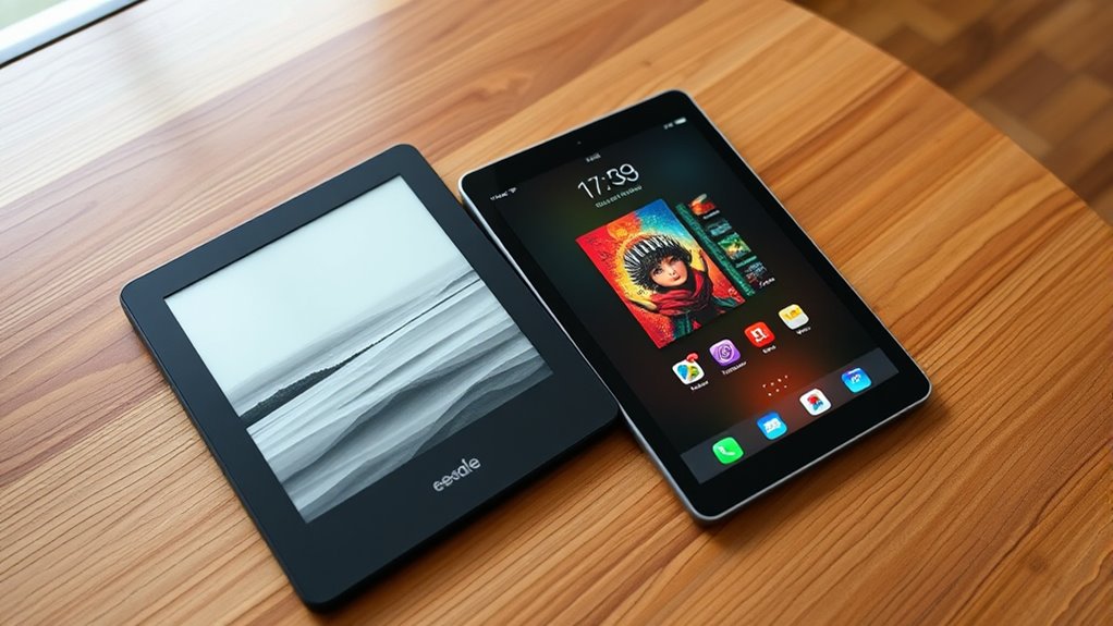 e readers versus tablets