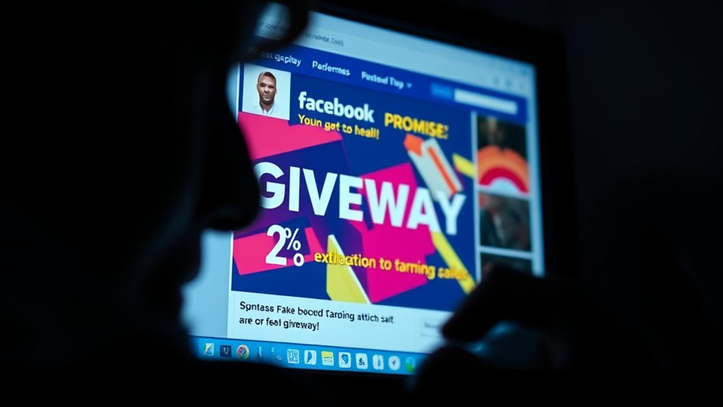 fake giveaway scams increase