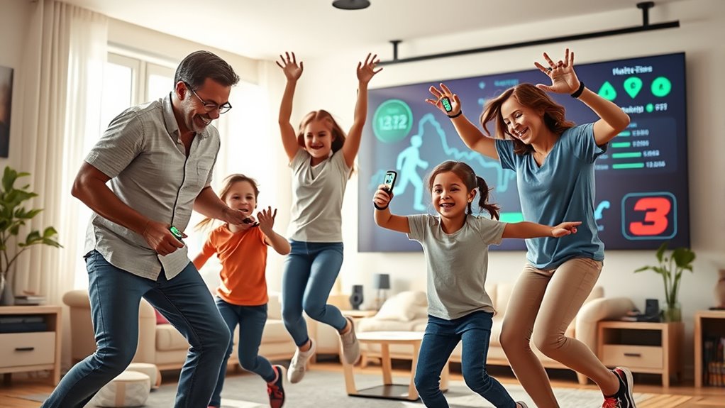 family fitness tracking motivation