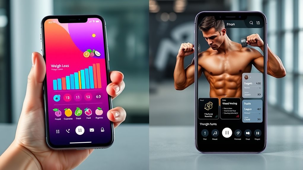 fitness goals guide app choices