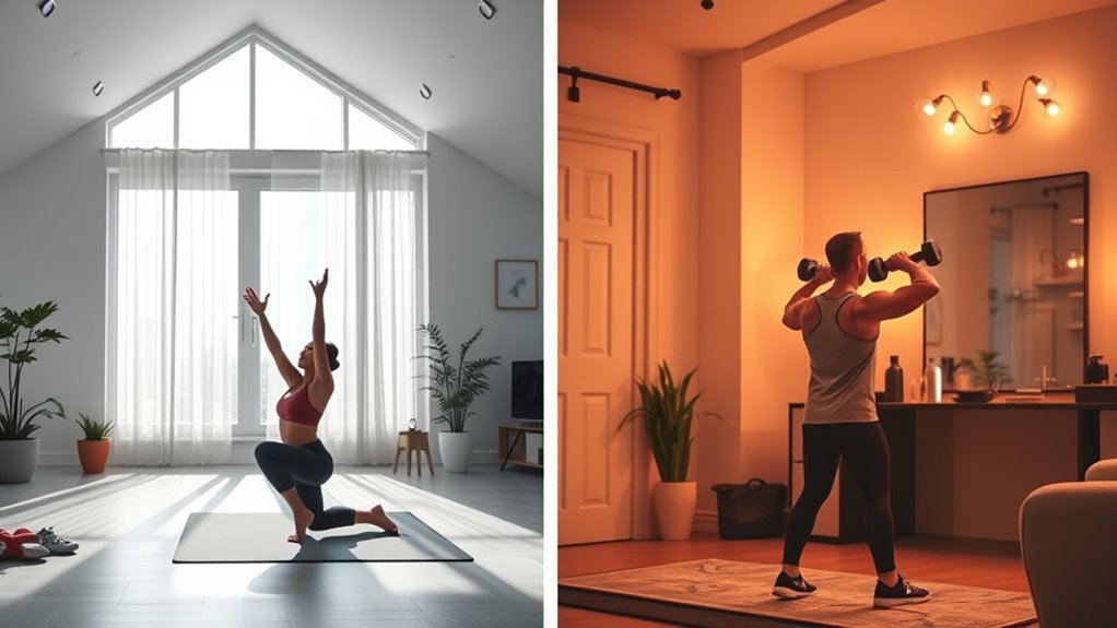 flexible home workout schedule