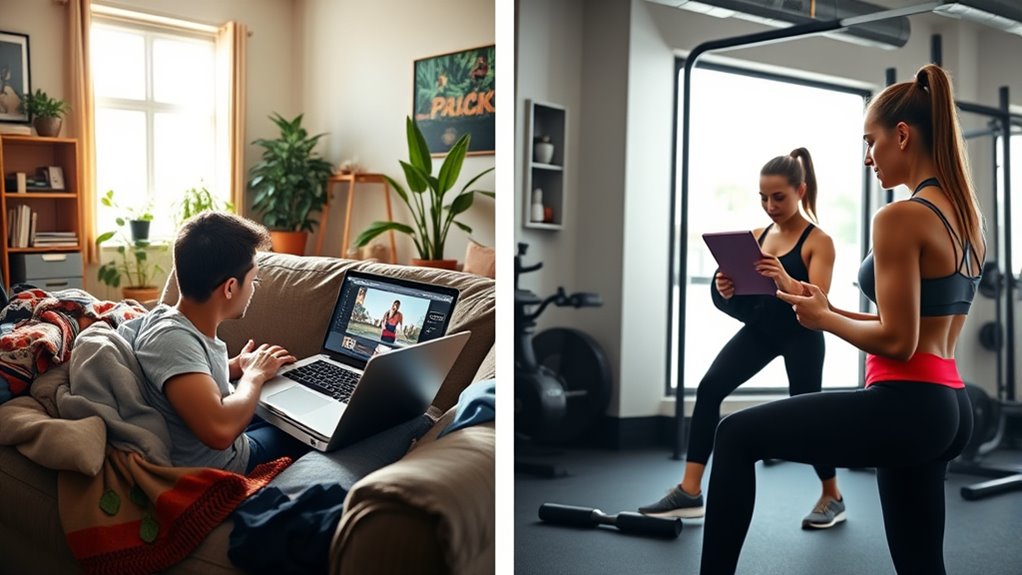 flexible on demand workout access