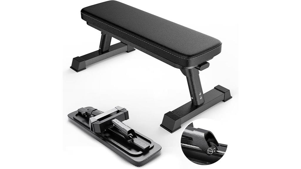 foldable flat gym bench