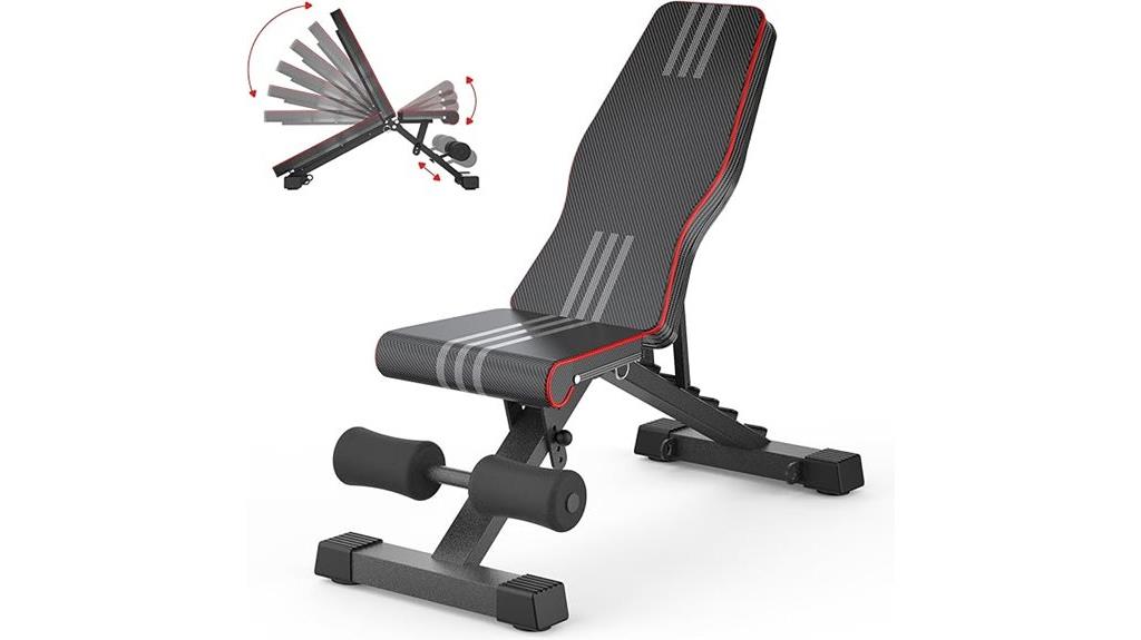 foldable home gym bench