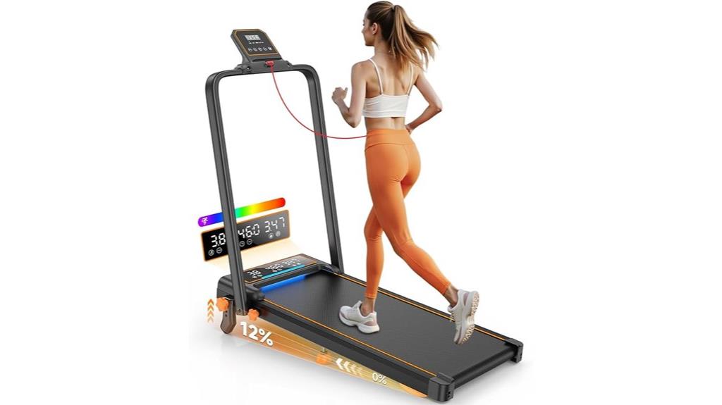 foldable incline walking treadmill