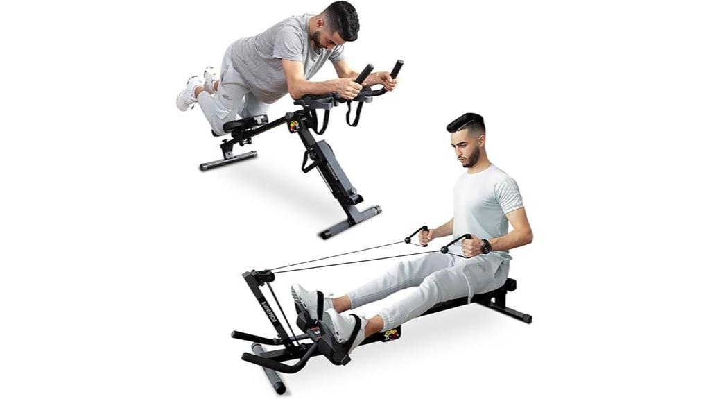 foldable multi function rowing machine
