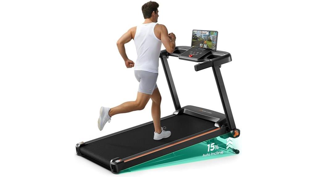 foldable treadmill with incline