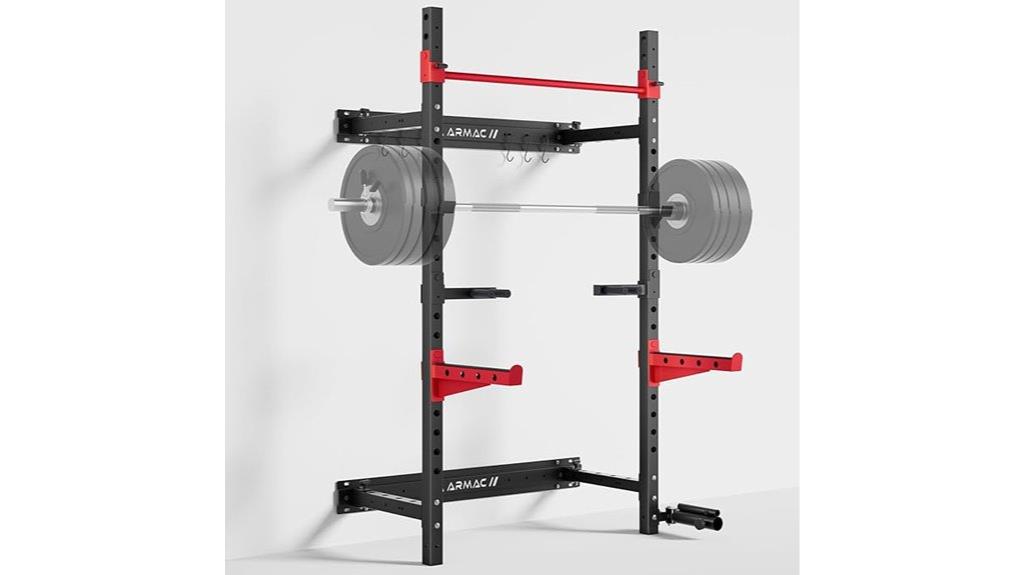 foldable wall mount rack