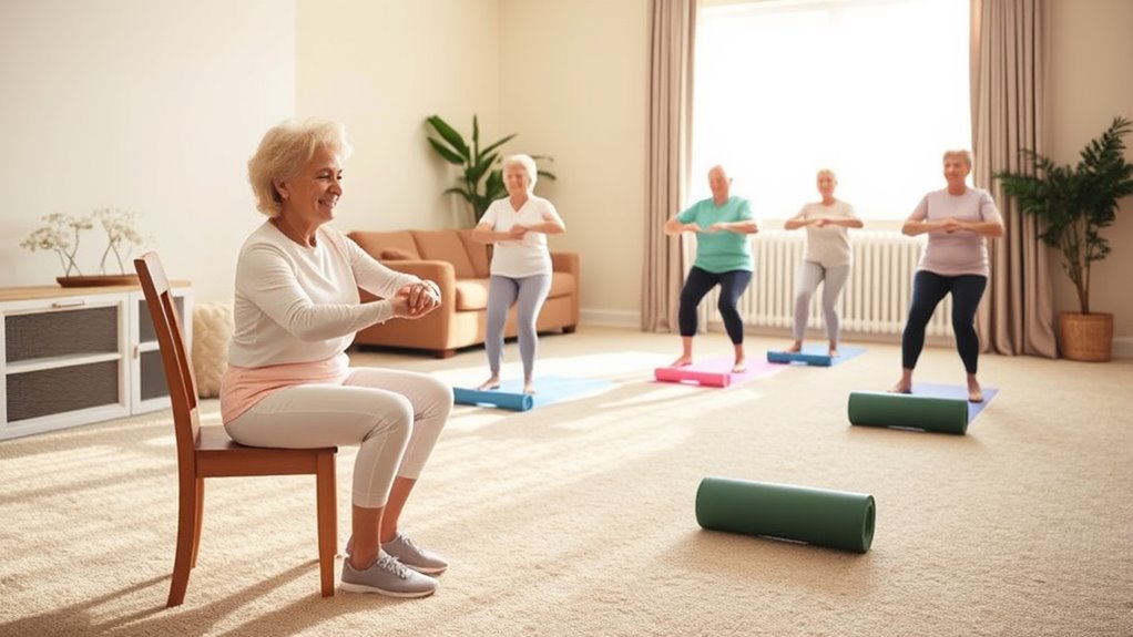 gentle senior exercise routine