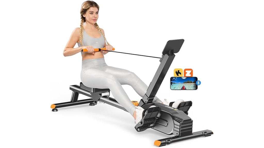 heavy duty magnetic rowing machine