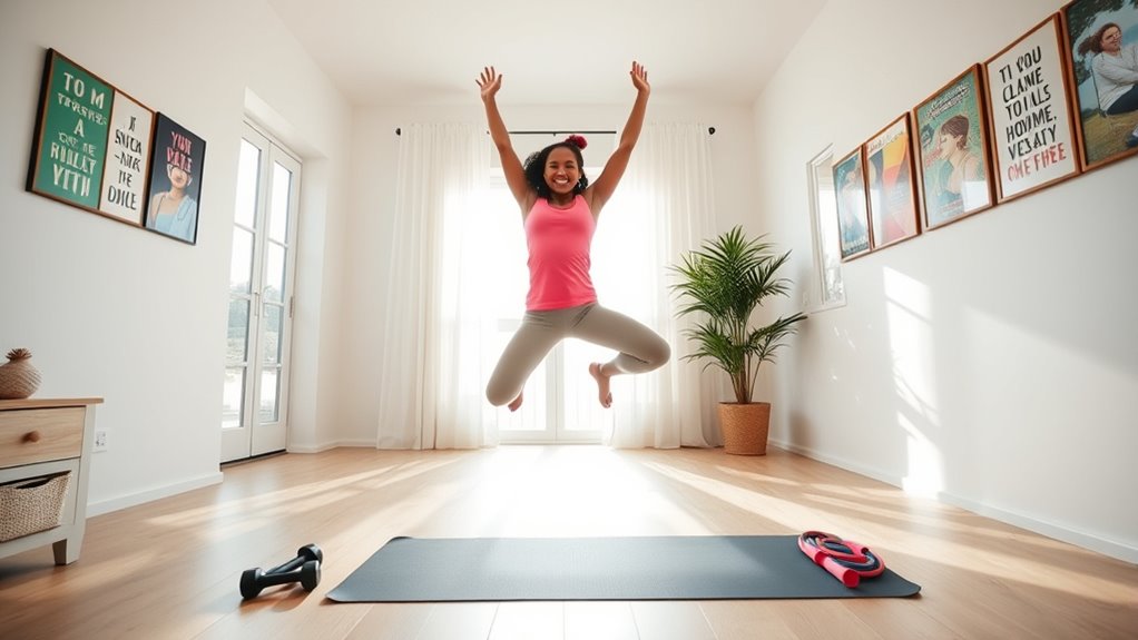 home exercise improves mood