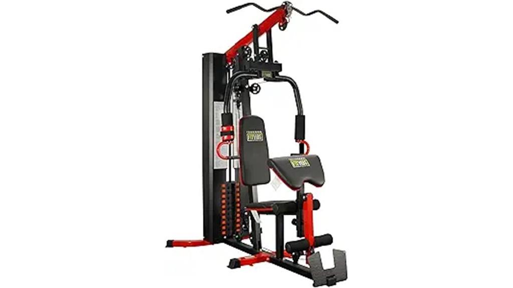 home gym pulley rowing
