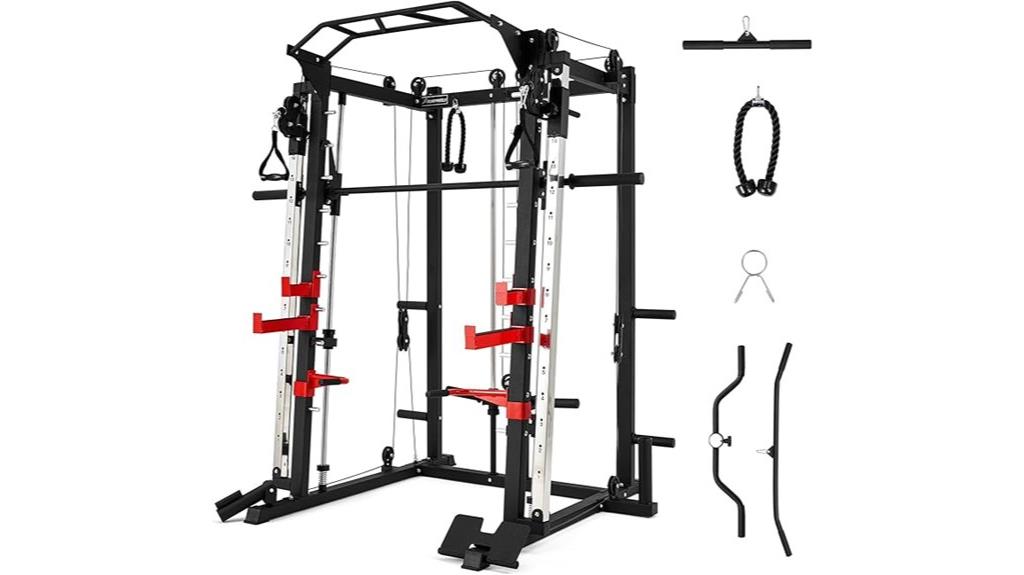 home gym with cable crossover