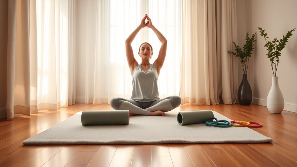 home post workout routine