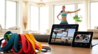 home workout streaming service