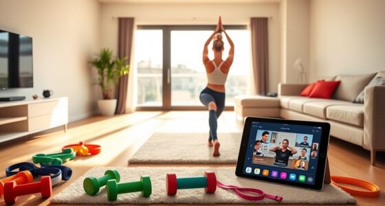 home workout streaming service