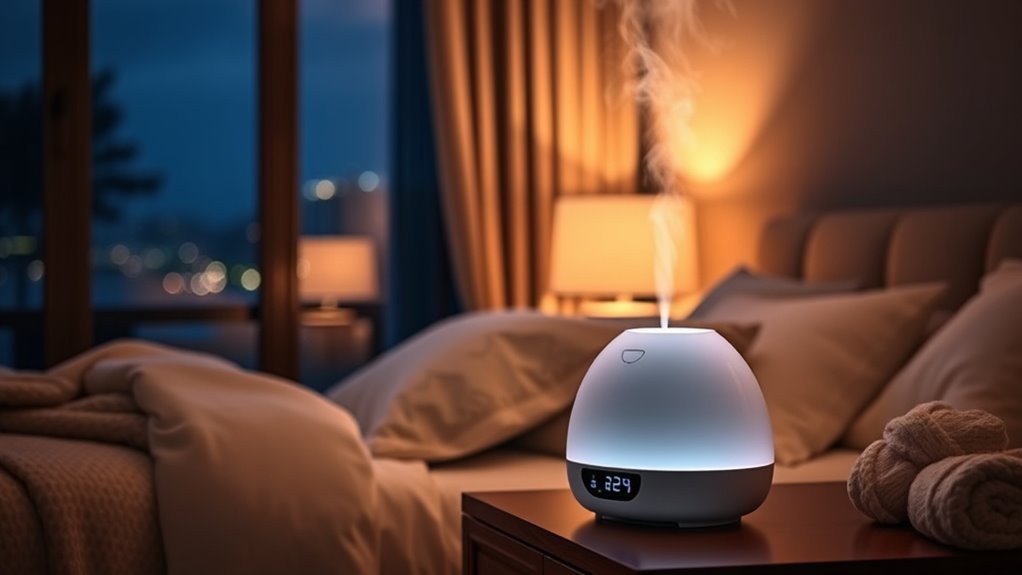 humidifier features for comfort