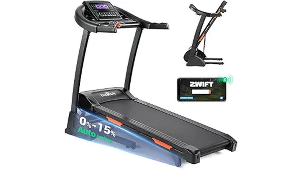 incline running walking treadmill