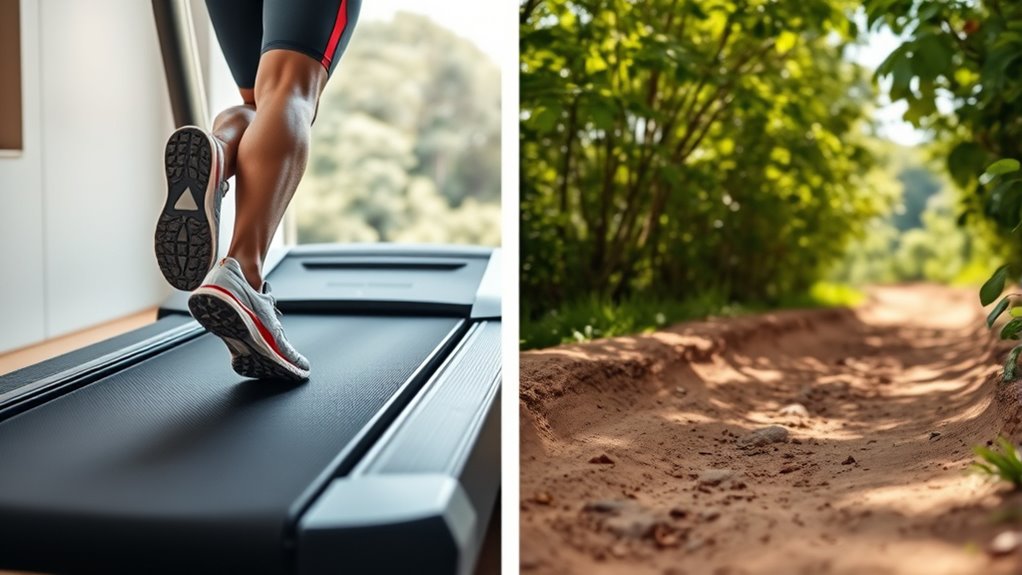 indoor and outdoor running