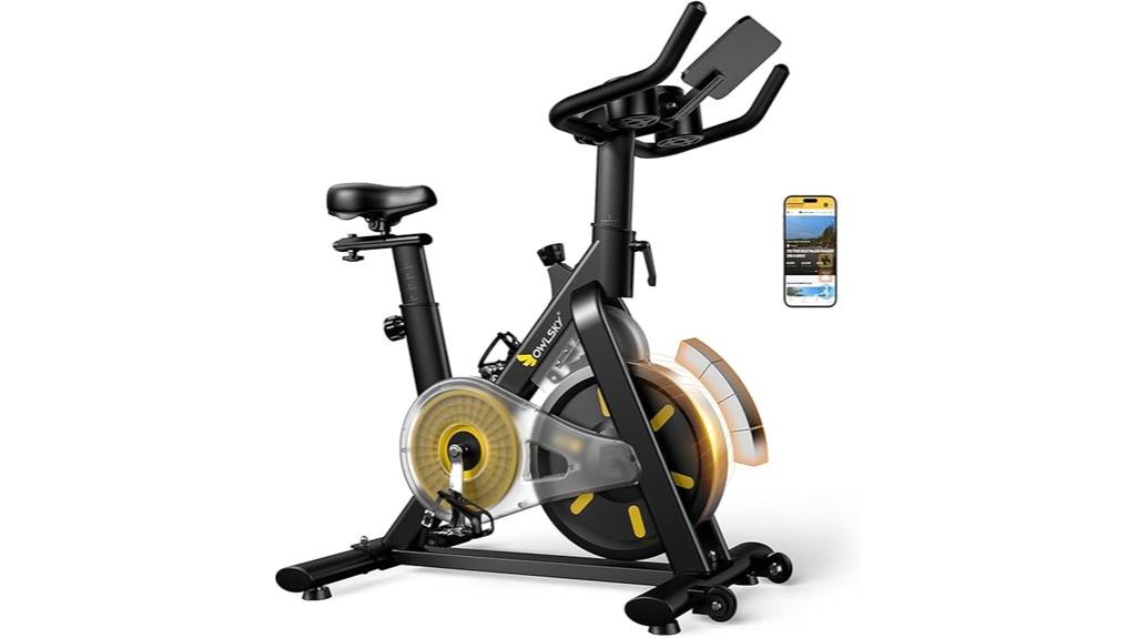 indoor cycling bike with app