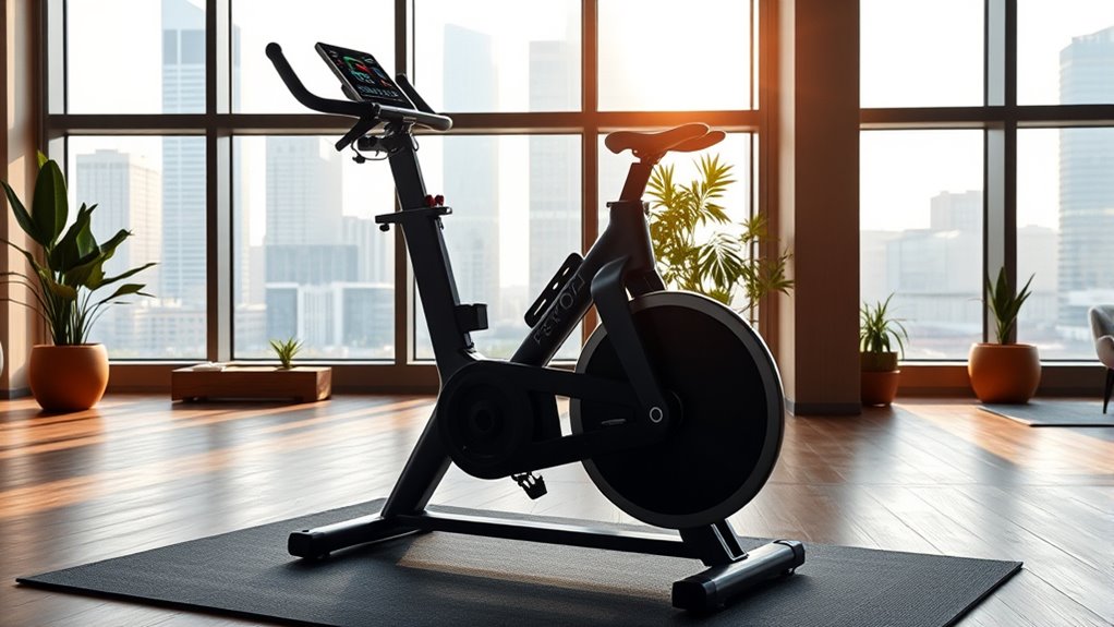 indoor cycling with live classes