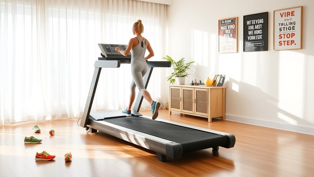 indoor walking step goal