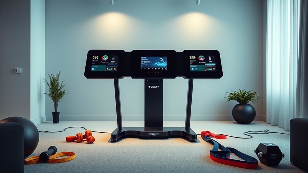 integrated virtual workout system