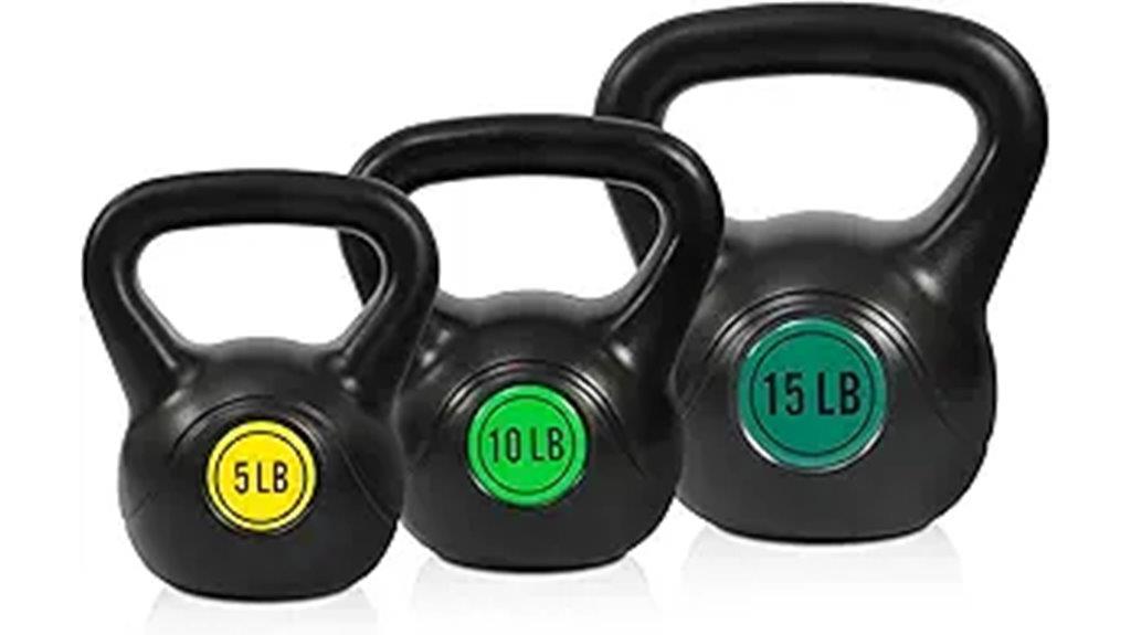 kettlebell exercise set
