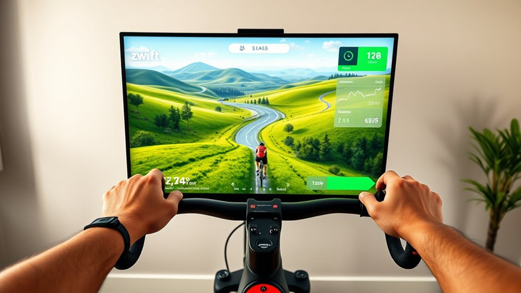 learn zwift interface features