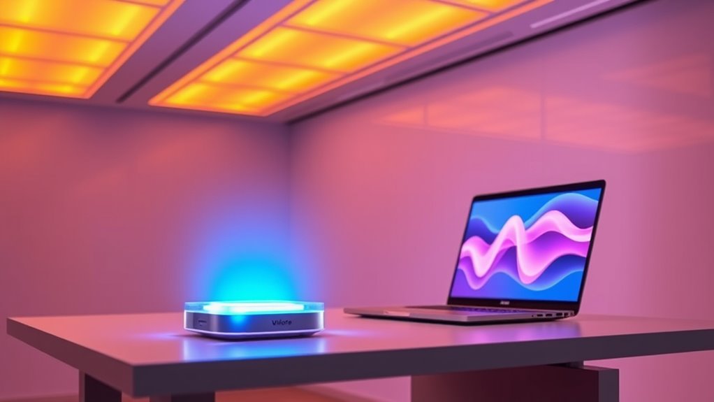 light based wireless data transmission