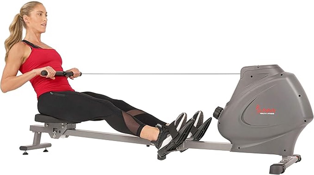 magnetic rowing machine