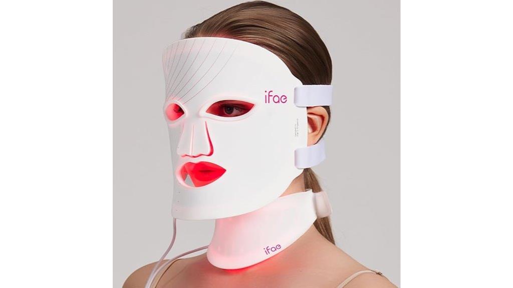 multi color red light mask