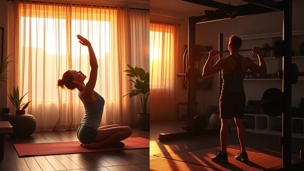 optimal exercise timing comparison